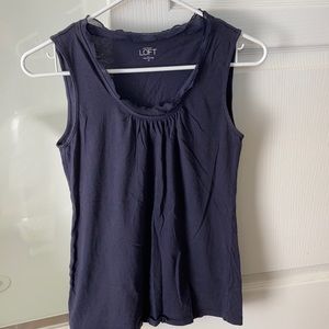 Ann Taylor loft mesh detailed sleeveless top